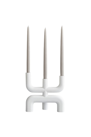 101 Copenhagen | Cobra csontfehér gyertyatartó | Cobra Candle Holder Bone White  | Home of Solinfo